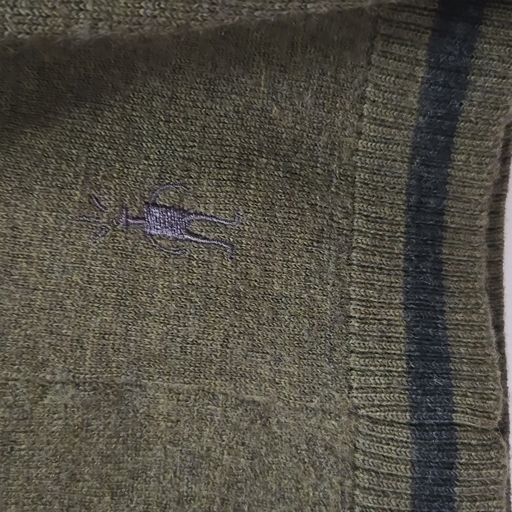 Smartwool Men's V-neck Sweater Size XL Olive Green - Picture 9 of 11